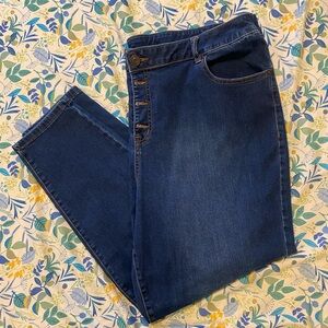 Venezia Dark Blue Slim Straight Women’s Jeans